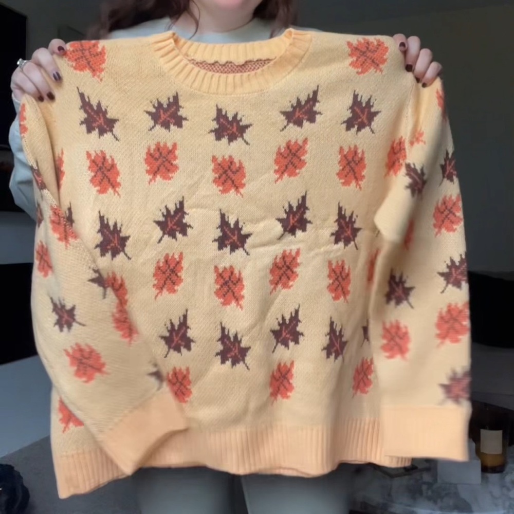Fall Leaf Sweater